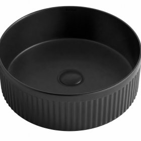 ArcQuay Oxford 395 × 395 × 120 matte black round basin