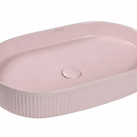 ArcQuay Kensington 580 × 360 × 120 matte pink oval basin
