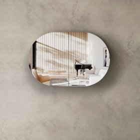 ArcQuay Bondi 900×600 Natural Oak Shaving Cabinet