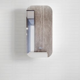 ArcQuay Newport 900×450 White Shaving Cabinet