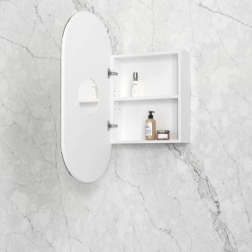ArcQuay Noosa 900×450 White Shaving Cabinet