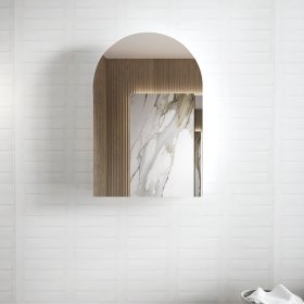ArcQuay Archie 900mm Natural Oak Shaving Cabinet