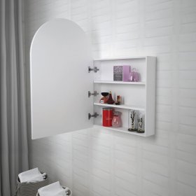 ArcQuay Archie 900mm White Shaving Cabinet