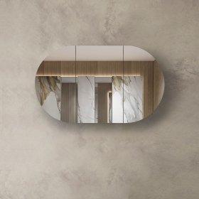 ArcQuay Bondi 1200×750 natural oak laminate shaving cabinet