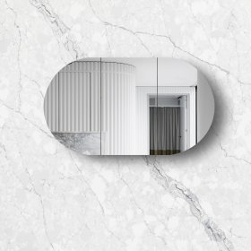 ArcQuay Bondi 1500×900 White Shaving Cabinet