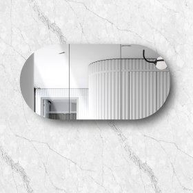 ArcQuay Bondi 1800×900 white shaving cabinet
