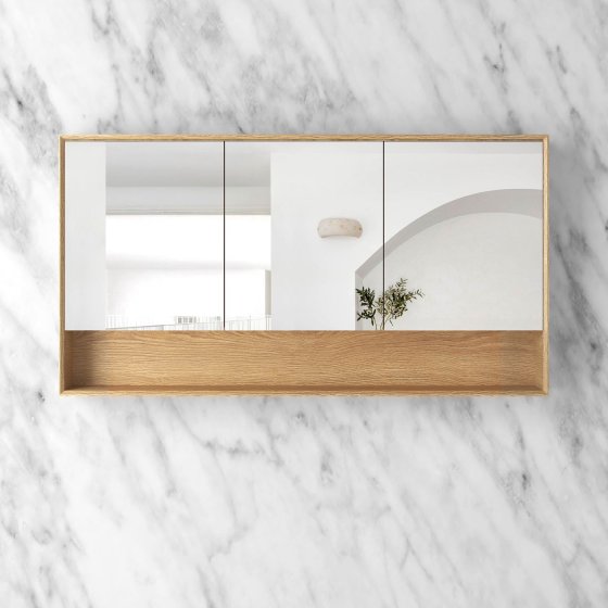 خزانة الحلاقة ArcQuay Byron بمقاس 1500×800 مم بنمط Woodland Oak