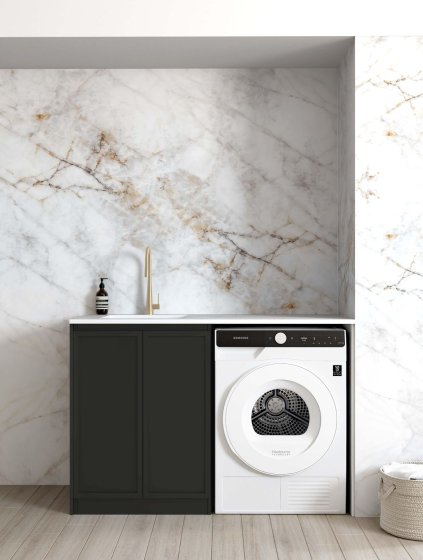 ArcQuay Hampshire black 1300 laundry cabinet