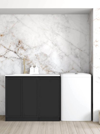 ArcQuay Hampshire 1060 Black Laundry Cabinet
