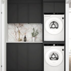 ArcQuay Hampshire Black Laundry Kit 1715X600X2100