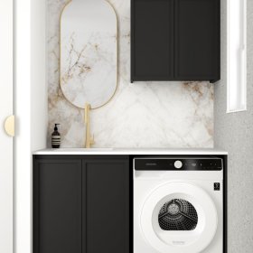 ArcQuay Hampshire Black Laundry Kit 1305X600X2100