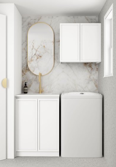 ArcQuay Hampshire White Mini Laundry