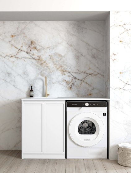 ArcQuay Hampshire white 1300 laundry cabinet