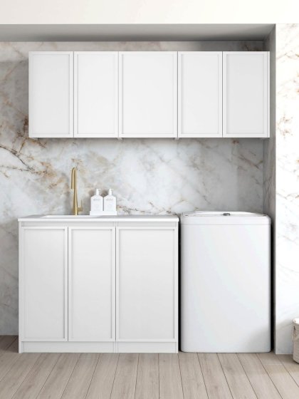 ArcQuay Hampshire White Laundry Kit 1715X600X2100