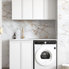 ArcQuay Hampshire White Laundry Kit 1305X600X2100