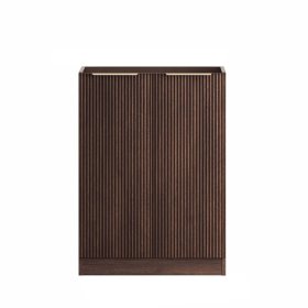ArcQuay Havana Fluted Laundry 630 Sable Walnut Base Cabinet