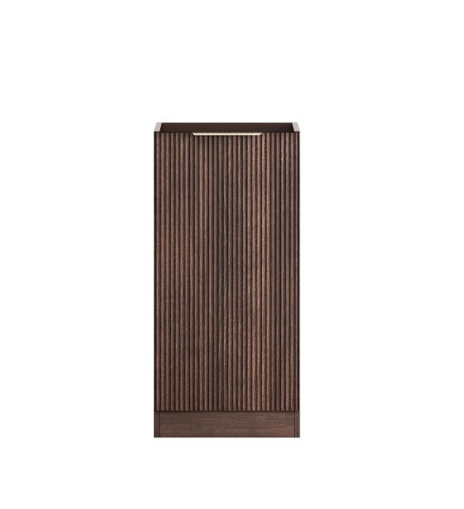 ArcQuay Havana Fluted Laundry 415 Sable Walnut Base Cabinet