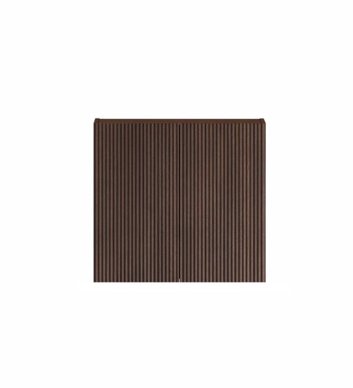 ArcQuay Havana Fluted Laundry 630 Sable Walnut Wall Cabinet