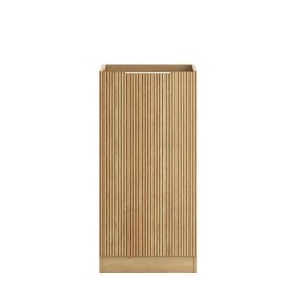 ArcQuay Havana Fluted Laundry 415 Woodland Oak Base Cabinet