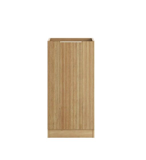 ArcQuay Havana Fluted Laundry 415 Woodland Oak Base Cabinet
