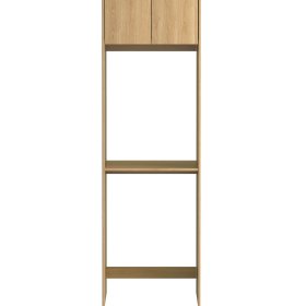 ArcQuay Havana Fluted Laundry 2100 Woodland Oak Tall Washing Machine Cabinet