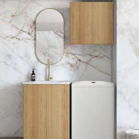 ArcQuay Havana Fluted Woodland Oak Mini Laundry