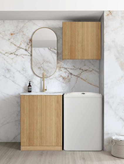 ArcQuay Havana Fluted Woodland Oak Mini Laundry