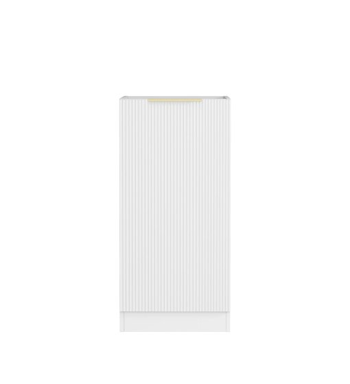 ArcQuay Bondi Fluted Laundry 415 White Base Cabinet