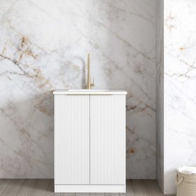 ArcQuay Bondi Fluted White Mini 650 Laundry Kit