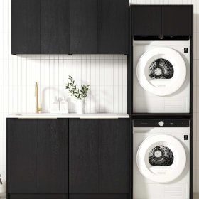 ArcQuay Byron Bondi Black Oak Laundry Kit 1960X600X2100