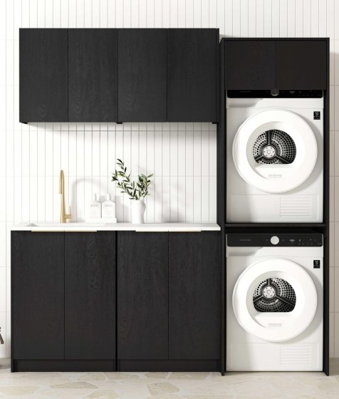 ArcQuay Byron Bondi Black Oak Laundry Kit 1960X600X2100