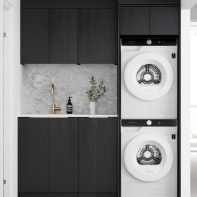 ArcQuay Byron Bondi Black Oak Laundry Kit 1715X600X2100