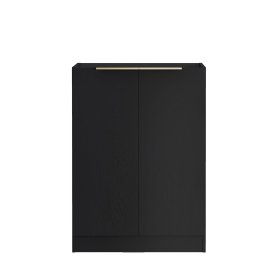 ArcQuay Byron Bondi Laundry 630 Black Oak Base Cabinet