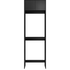 ArcQuay Byron Bondi Laundry 2100 Black Oak Tall Washing Machine Cabinet