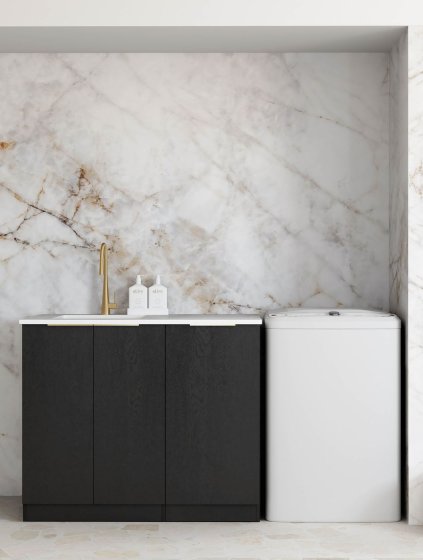 ArcQuay Byron/Bondi Black Oak 1060 Laundry Cabinet