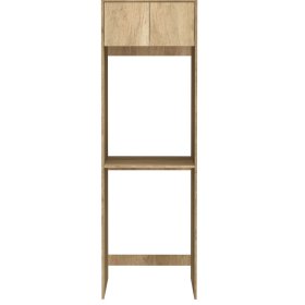 ArcQuay Byron Bondi Laundry 2100 Natural Oak Tall Washing Machine Cabinet