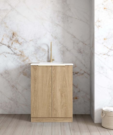 ArcQuay Byron/Bondi Natural Oak Mini 650 Laundry Kit