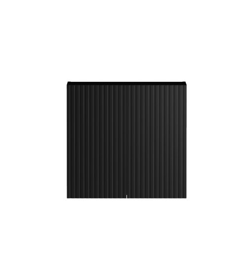 ArcQuay Marlo Laundry 630 Fluted Black Wall Cabinet