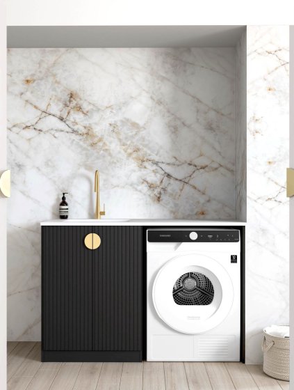 ArcQuay Marlo 1300 Black Laundry Cabinet