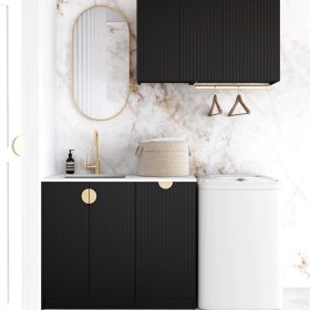 ArcQuay Marlo Black Laundry Kit 1715x600x2100