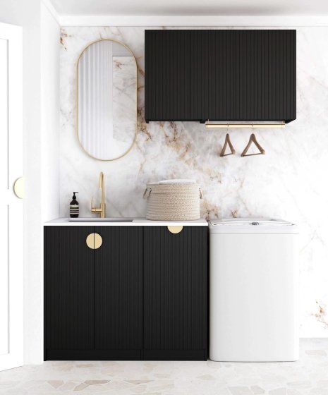 ArcQuay Marlo Black Laundry Kit 1715x600x2100