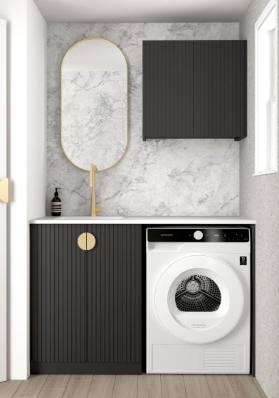 ArcQuay Marlo Black Laundry Kit 1305x600x2100