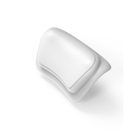 ArcQuay Bondi Drift Bath Pillow Matte White 320mm