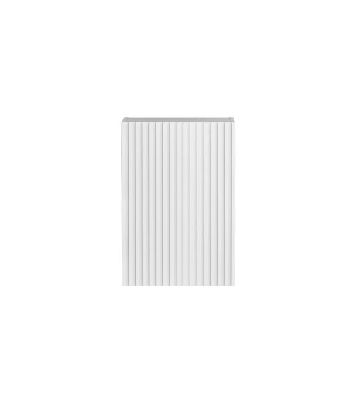 ArcQuay Noosa Fluted Laundry 415 White Wall Cabinet