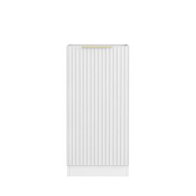 ArcQuay Noosa Fluted Laundry 415 White Base Cabinet With Internal Drawer