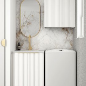 ArcQuay Noosa Fluted White Mini Laundry