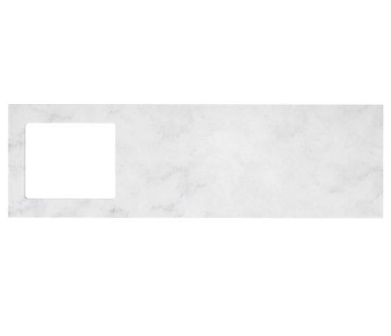 ArcQuay Laundry 1960mm Solid Surface Cloudy Carrara Top