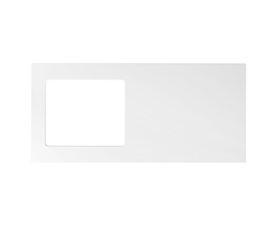 ArcQuay Laundry 1300mm Solid Surface Matte White Top