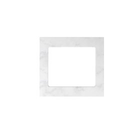 ArcQuay Laundry 650mm Solid Surface Cloudy Carrara Top