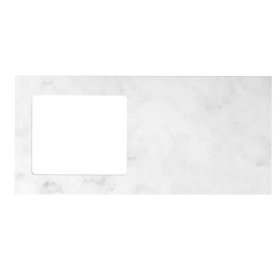 ArcQuay Laundry 1300mm Solid Surface Cloudy Carrara Top